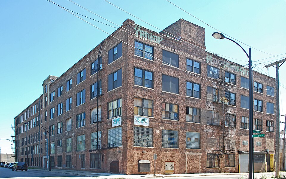 Sweetums factory exterior with historic brick architecture